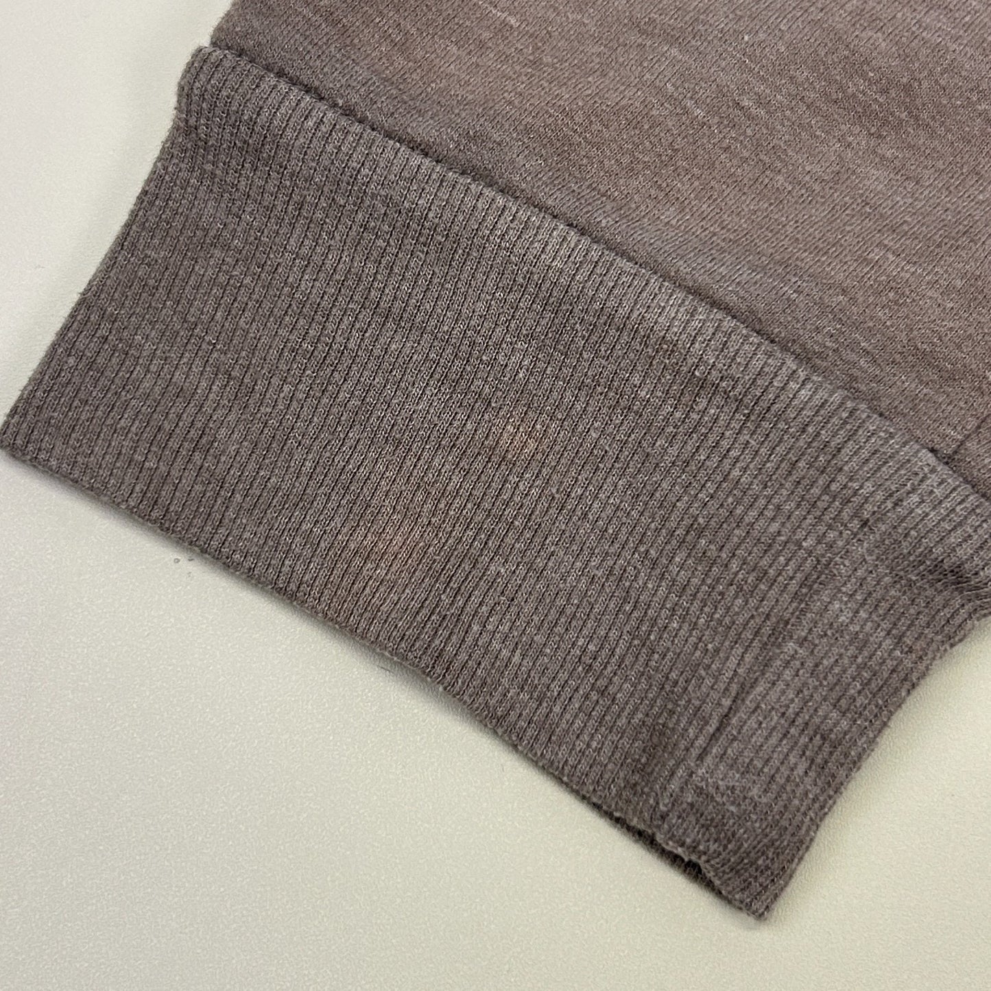 Armani Exchange AX 1/4 Quarter Zip Hoodie Hooded T Shirt Brown Mens XL X-Large