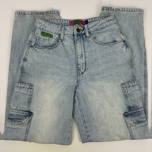 Empyre Tori Cargo Jeans Streetwear Skater Skateboarding Denim Womens Size 0