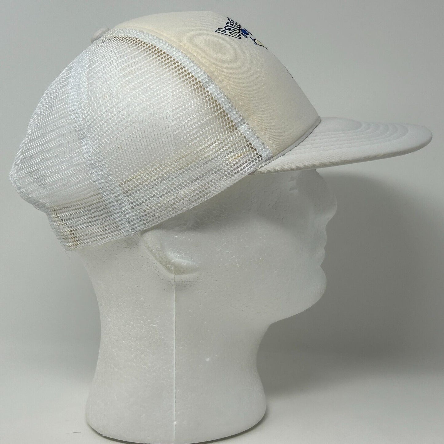 Gorra de béisbol estilo camionero estilo hawaiano vintage con diseño de signo Shaka de los años 90, estilo surfista, color blanco