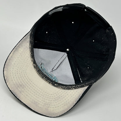 Vintage 90s Las Vegas Thunder Hat Cap Black Ice Hockey Snapback KEDG The Edge