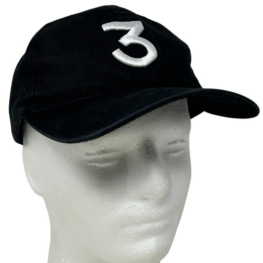 Chance the Rapper 3 Baseball Hat Cap Three Rap Hip Hop 6 Panel Strapback Black