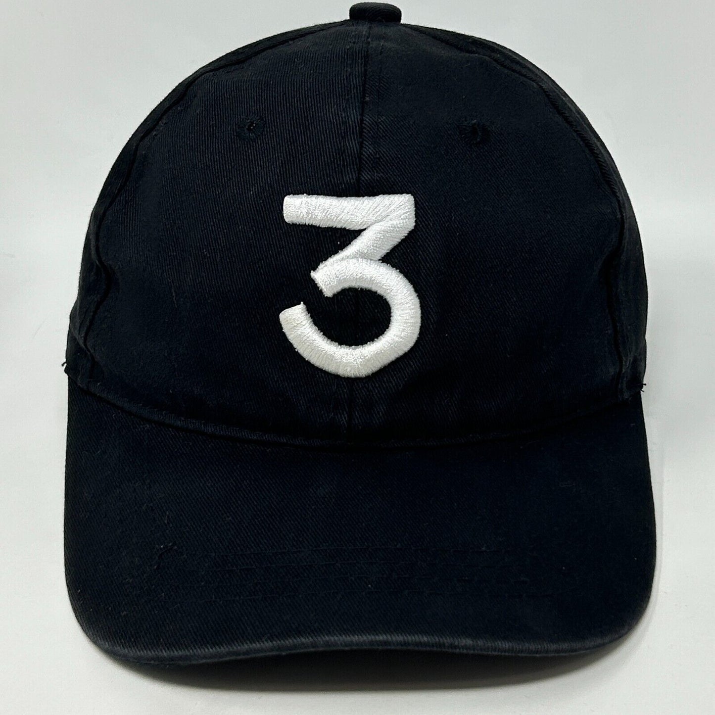 Chance the Rapper 3 Baseball Hat Cap Three Rap Hip Hop 6 Panel Strapback Black