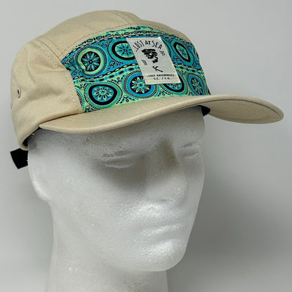 Lost Enterprises Camp Hat Baseball Cap 5 Panel Strapback Beige Surfer Surfing - Neon Vintage