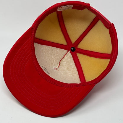 Vintage 80s Red Lion Inn Casino Elko Hat Baseball Cap Full Foam Snapback Red