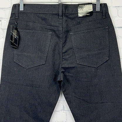 Banana Republic Travel Jeans Mens 31x30 Slim Fit Charcoal Gray Stretch NWT