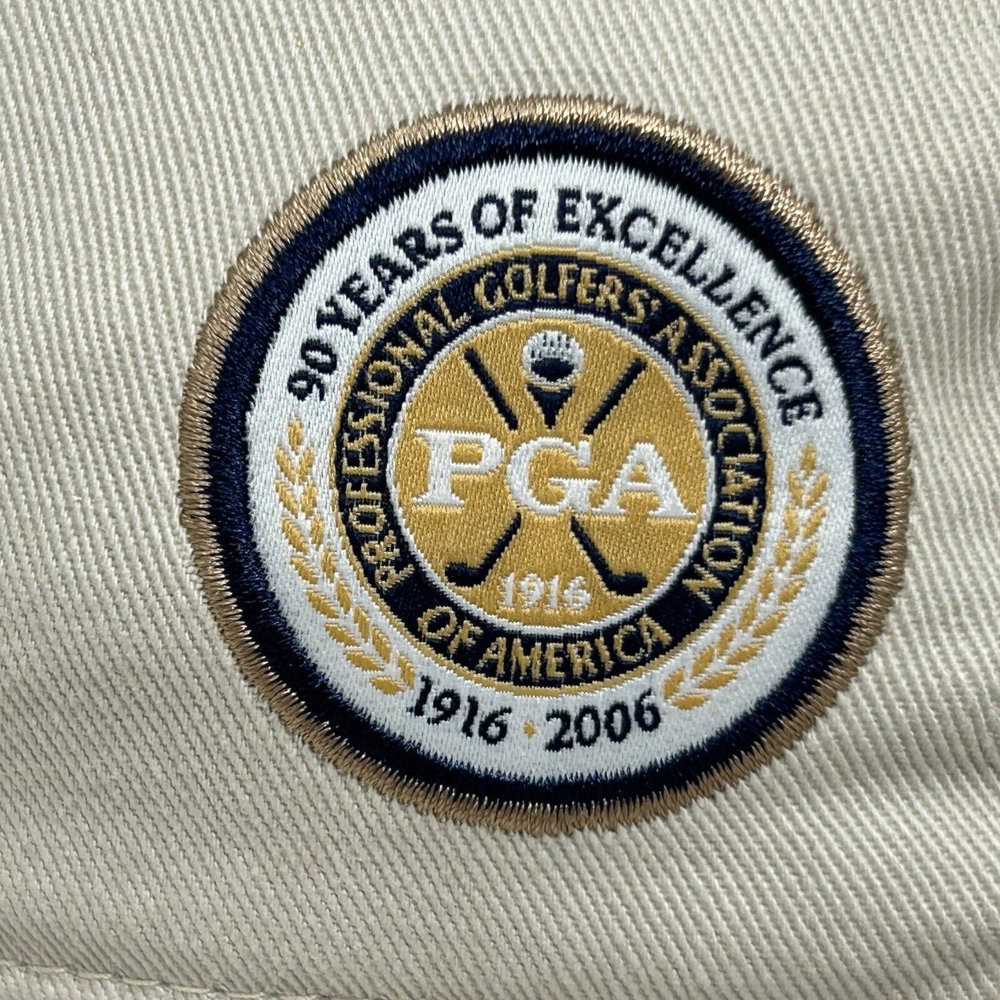 PGA 锦标赛 2006 老爹帽 棒球帽 麦地那乡村俱乐部 高尔夫 米色