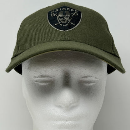 Las Vegas Raiders Hat Baseball Cap OD Olive Green 47 Brand Strapback Military