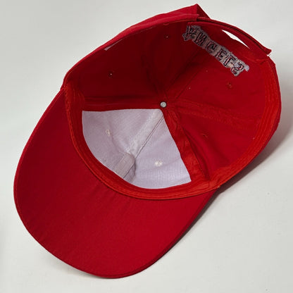 Los Angeles LA Angels Mike Trout Hat Baseball Cap 3D Fish 6 Panel Red Strapback