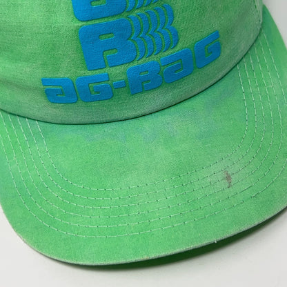 Vintage 90s AG-Bag K-Products Hat Baseball Cap Green Farm Agriculture Snapback