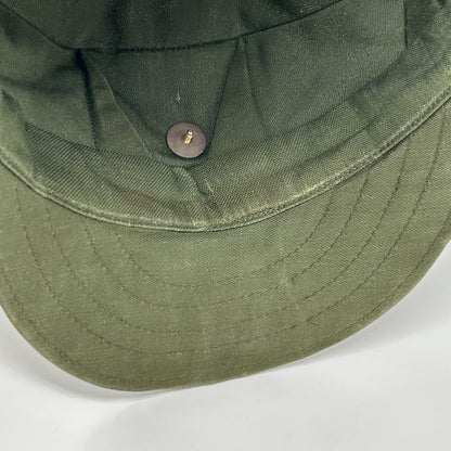 Vintage USMC Marines Utility Cover Hat OD Olive Green Military Cap 6 7/8