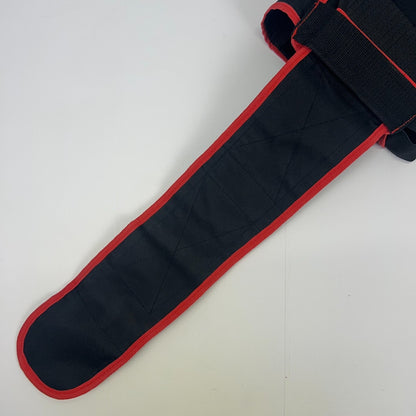 SXC Paintball Pod Pack Harness 4+3+4 (4+7) Black and Red Logo Tournament Belt