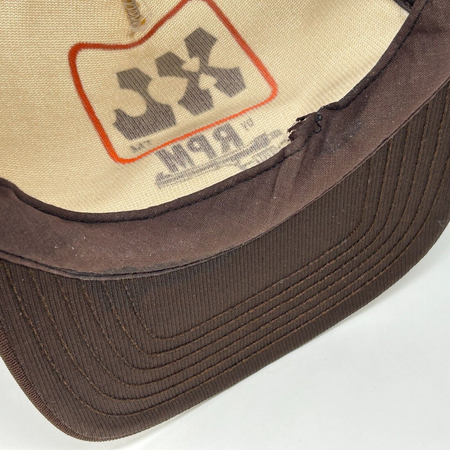 Gorra de béisbol estilo camionero con pistola RPM XL vintage, años 80, Gun Rock Pistol Manufacturing