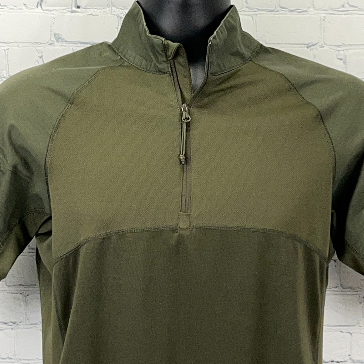 Condor Combat 1/4 Quarter Zip T Shirt S Small Green Short Sleeve Tactical Tee
