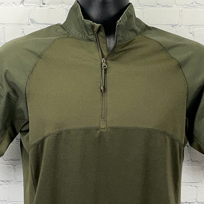 Condor Combat 1/4 Quarter Zip T Shirt S Small Green Short Sleeve Tactical Tee