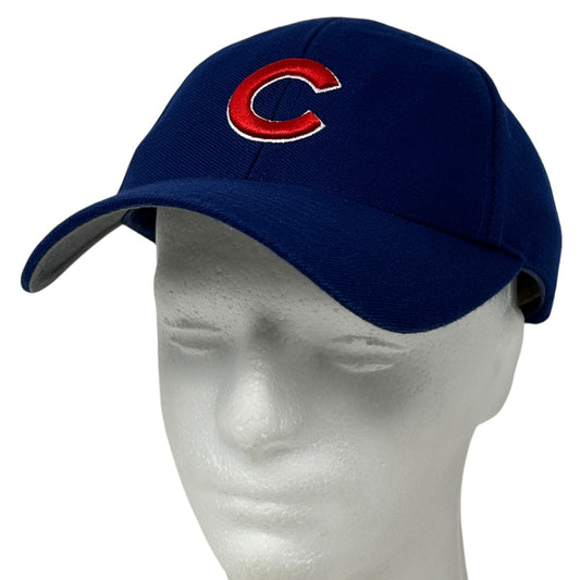 Chicago Cubs Hat Baseball Cap MLB Twins Enterprise Wool Blend Strapback Blue