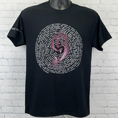 9 Circles Bill Cain Play T Shirt Military Army Theatre Black Unisex Tee M Medium