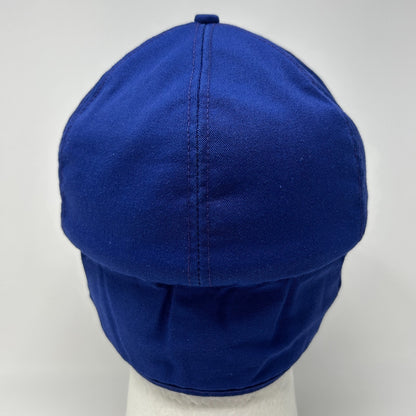 Vintage 80s LTFMP Dual EPP Hat Baseball Cap Ear Flap K Brand USA Snapback Blue