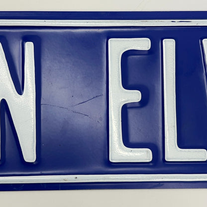 7 John Elway Dr Street Road Sign Blue Heavy Metal Denver Broncos 36 in x 6 in