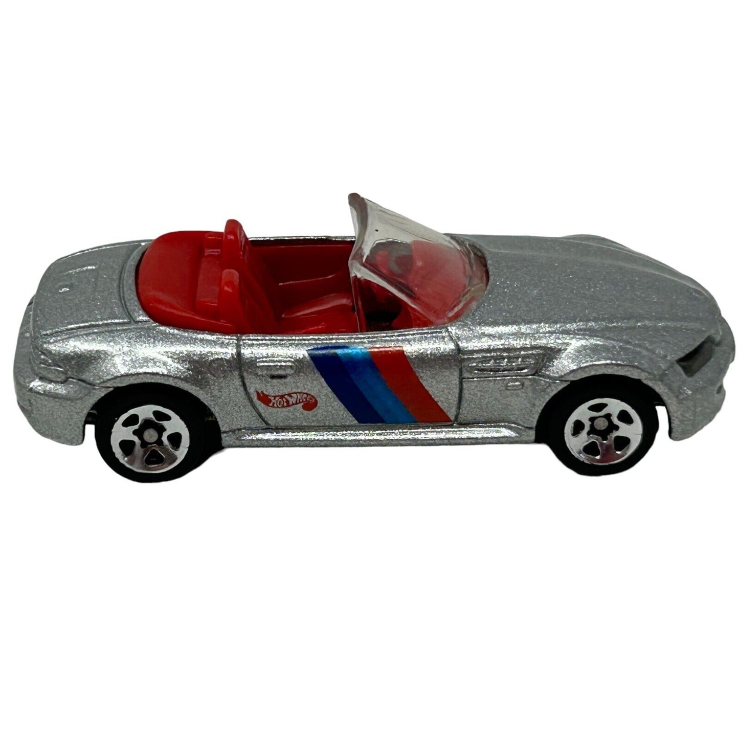 BMW M Roadster Hot Wheels Collectible Diecast Car Silver Convertible Vintage 90s
