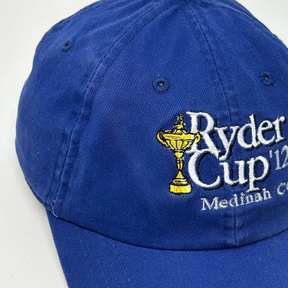 Ryder Cup 2012 Medinah CC Hat Baseball Cap Golfing Golf Illinois Strapback Blue
