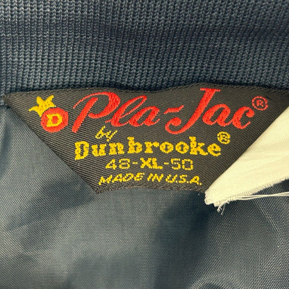 Dunbrooke 复古 80 年代咖啡赛车夹克 X-Large 1988 风衣 美国 男式 蓝色