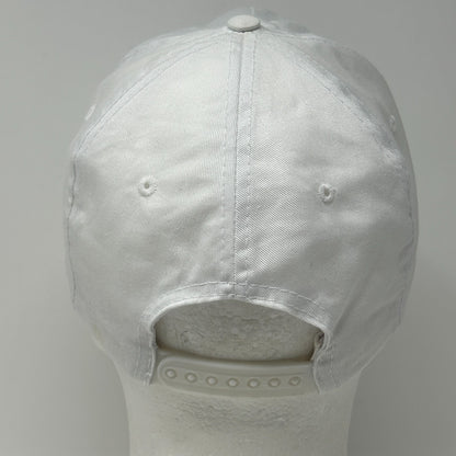 Vintage 90s Greens Supper Club Green Valley Hat Baseball Cap Golf Snapback White