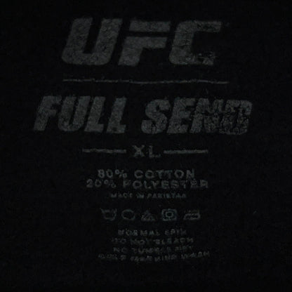 UFC x Full Send Las Vegas Skyline Black Hoodie Sweatshirt Nelk Boys XL X-Large