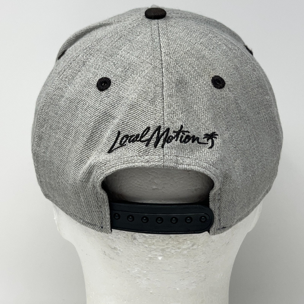 Local Motion Hawaii New Era 9FIFTY Snapback Hat Baseball Cap Gray Hawaiian Surf