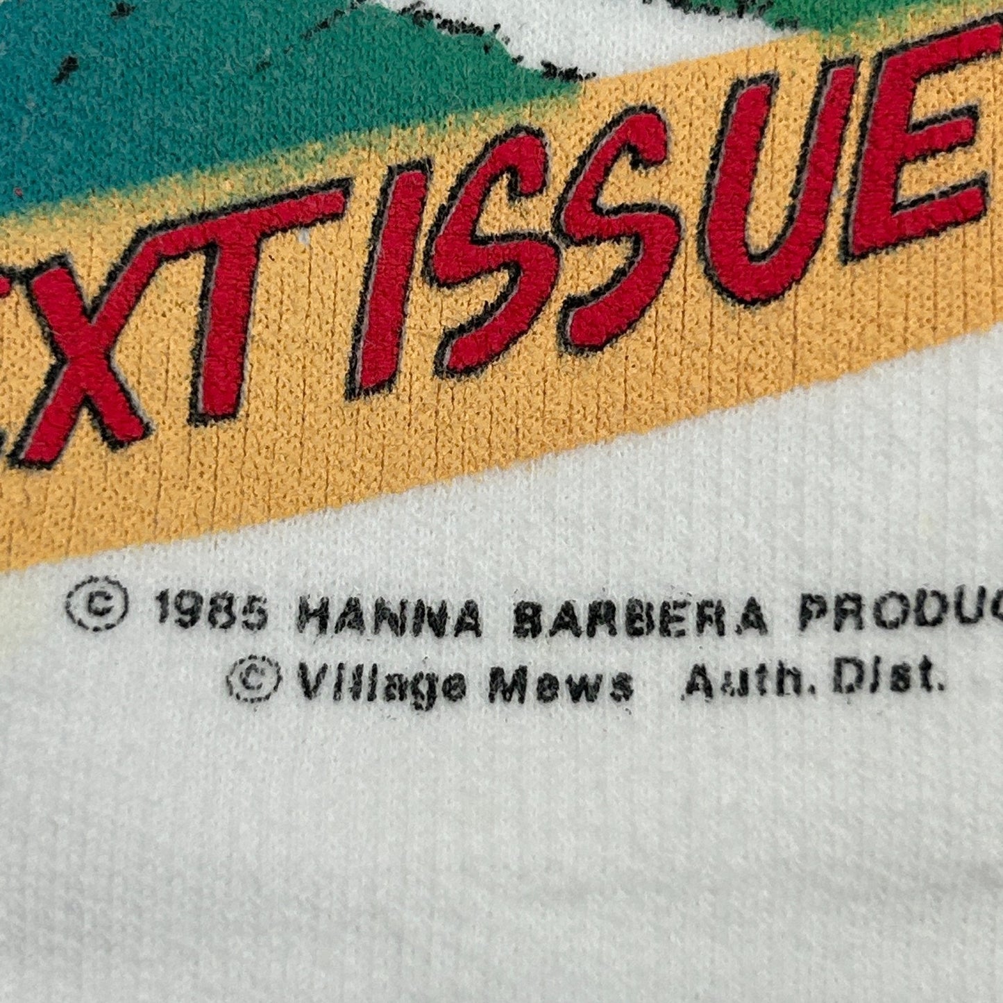 Vintage The Flintstones Football Sweatshirt Mens M Medium White 80s NFL Fred