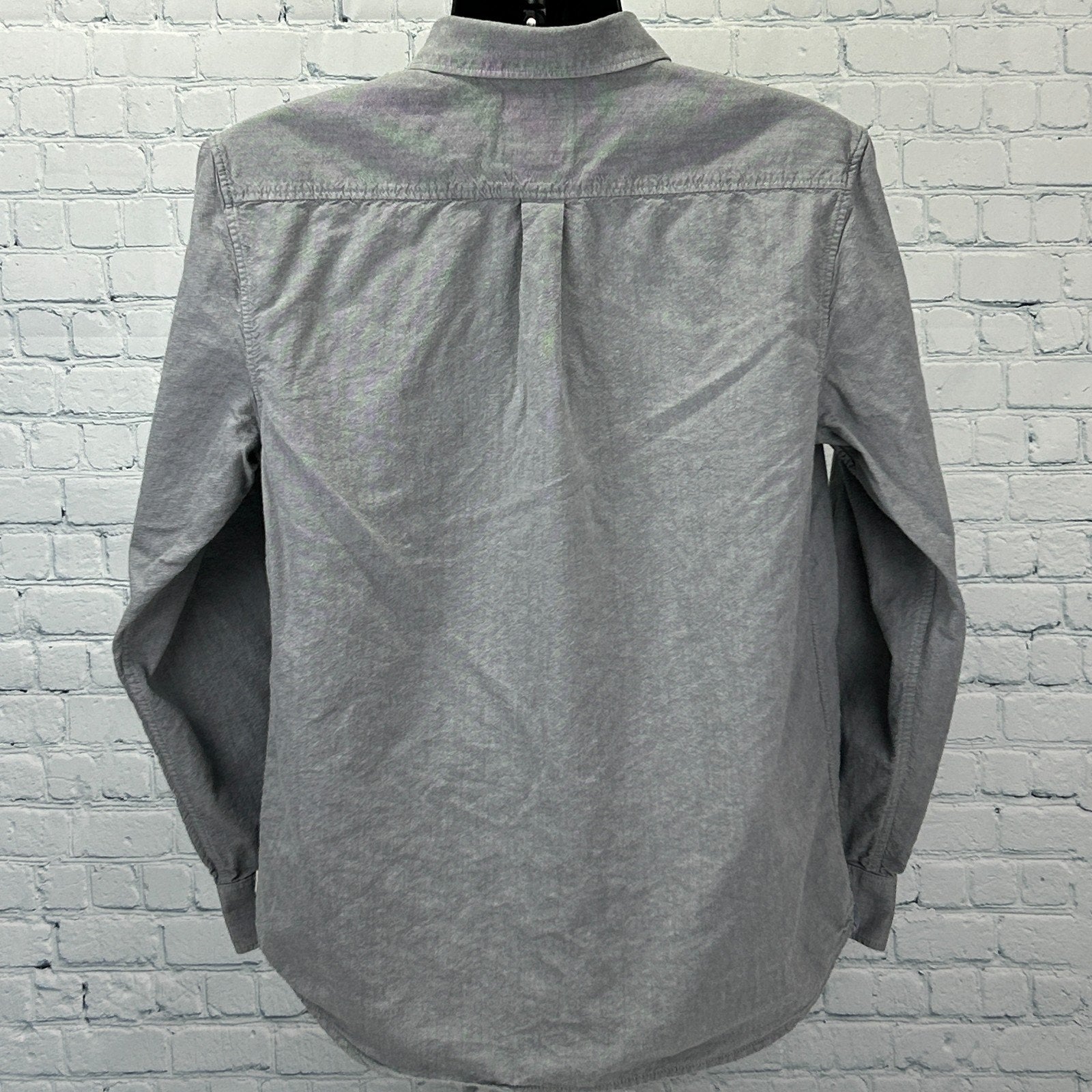 Vans x Chima Ferguson Button Front Shirt Gray Wolf Logo Skater Skating L Large - Neon Vintage