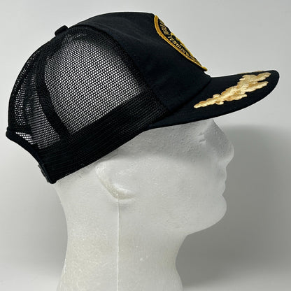 Vintage NRA Trucker Hat Baseball Cap National Rifle Association Snapback Black