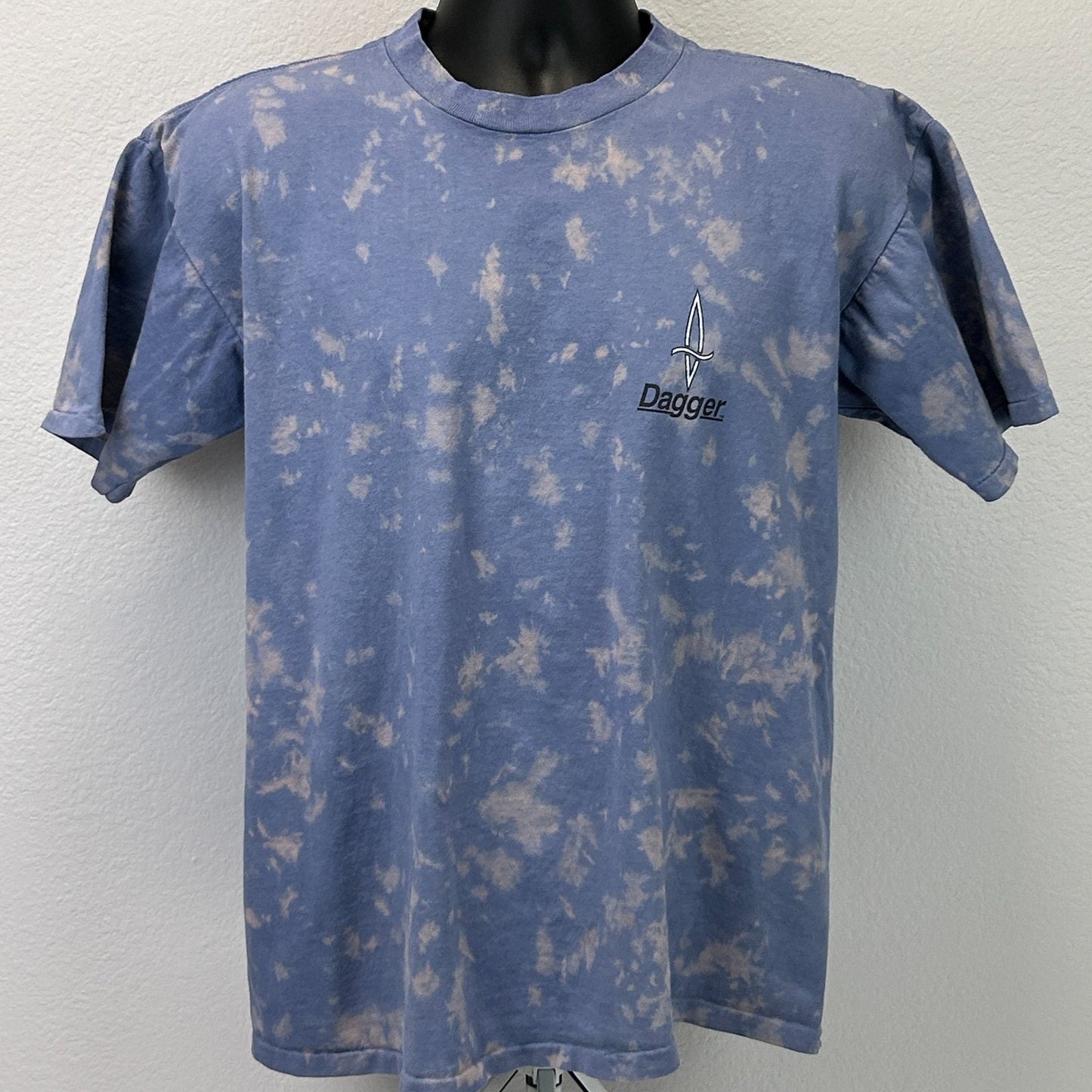 Vintage 90s Dagger Kayaks T Shirt Kayaker Kayaking Blue Graphic Tee L Large