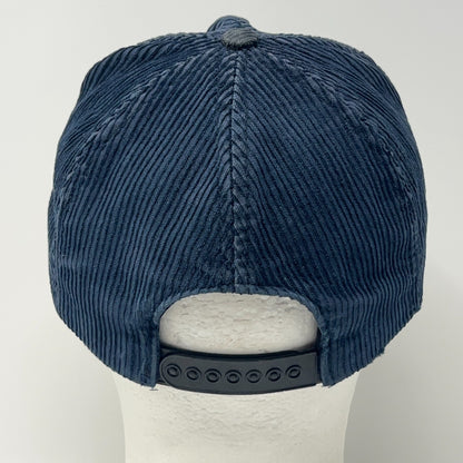 Vintage 90s Missouri Tigers Hat Baseball Cap University Corduroy Snapback Blue