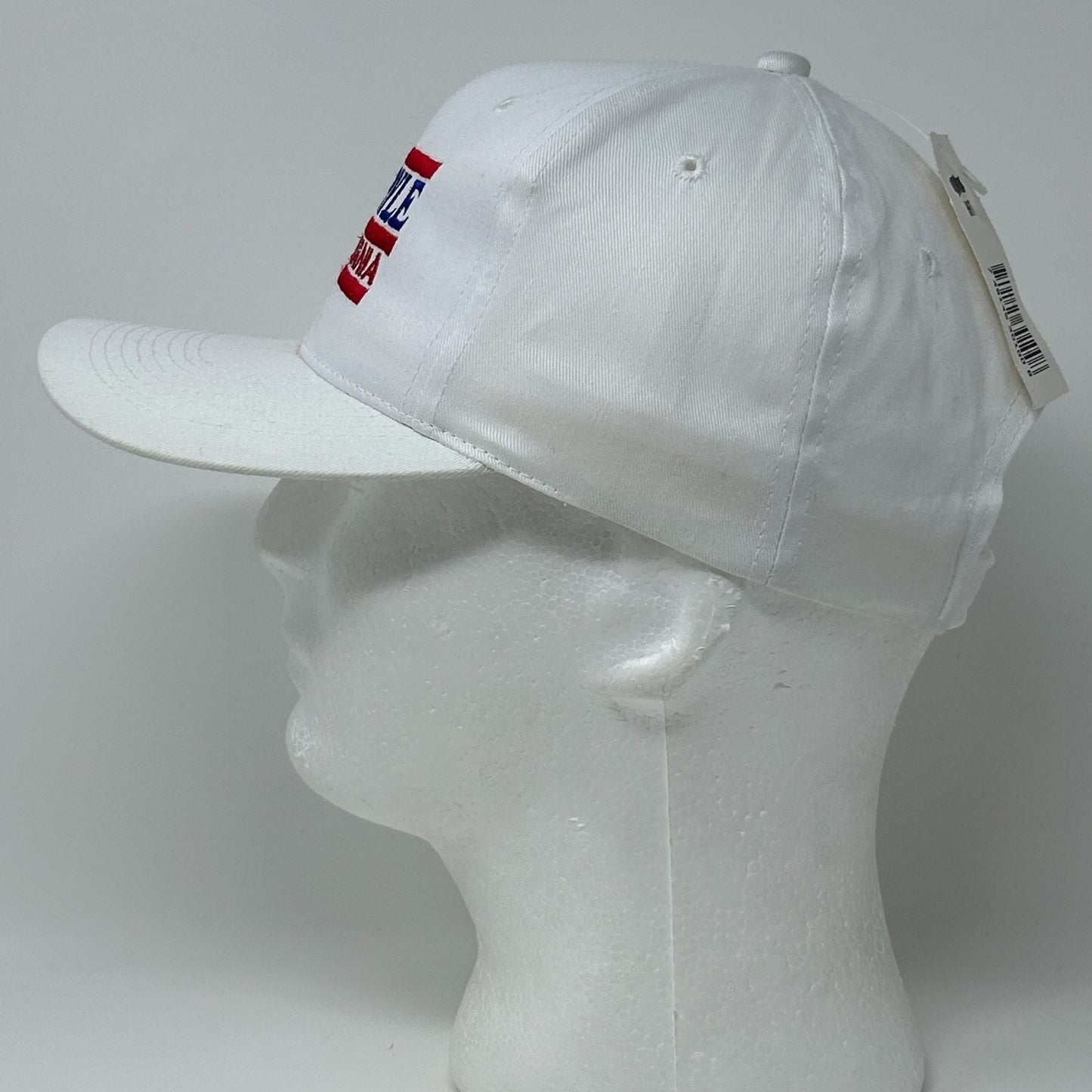 Vintage 90s Ohiopyle Pennsylvania Hat Baseball Cap 3 Bar Line Snapback White
