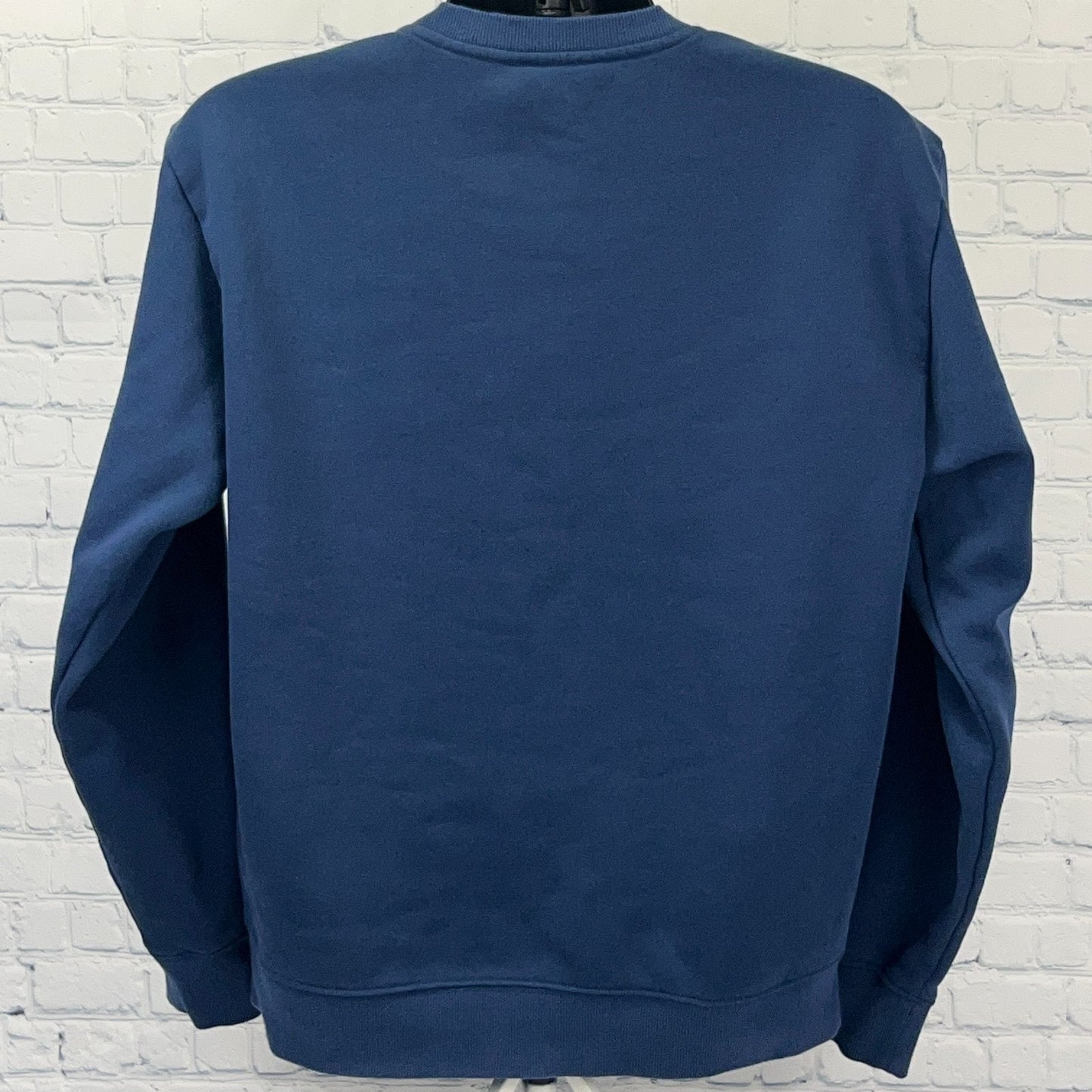 RVCA Logo Sweatshirt M Medium Blue Long Sleeve Crew Neck Sweater PM Tenore MMA