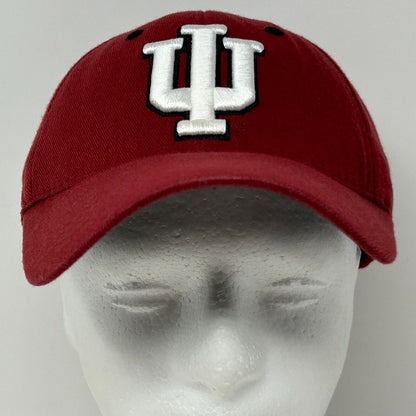 Indiana University Hoosiers Baseball Hat Cap IU NCAA Red One Flex Fitted M/L