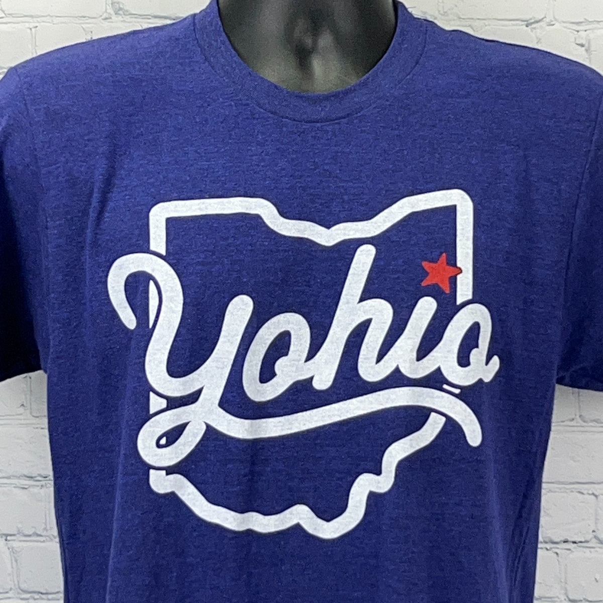 Youngstown Yohio Ohio T Shirt S Small Heather Navy Blue Single Stitch USA Made