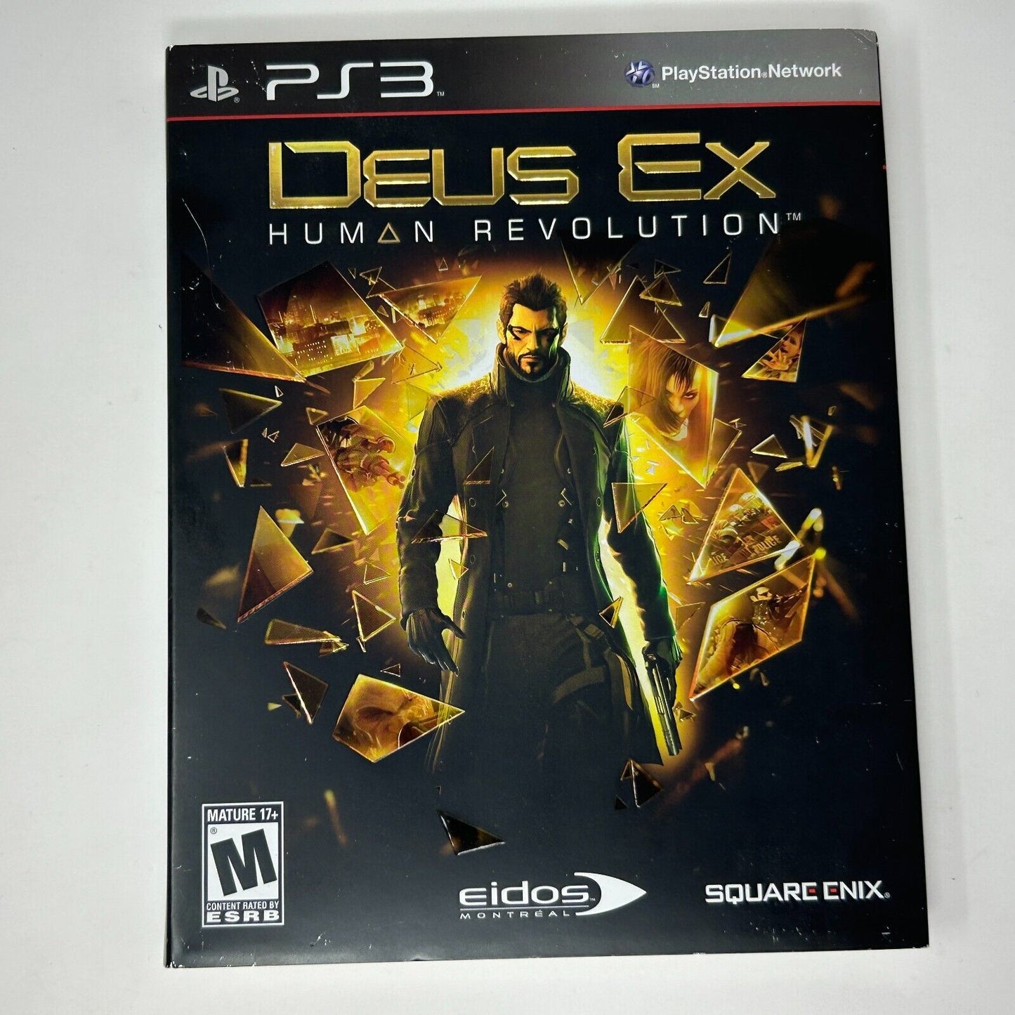 Lot of 2 PS3 Video Games Deus Ex Human Revolution & Assassins Creed Brotherhood