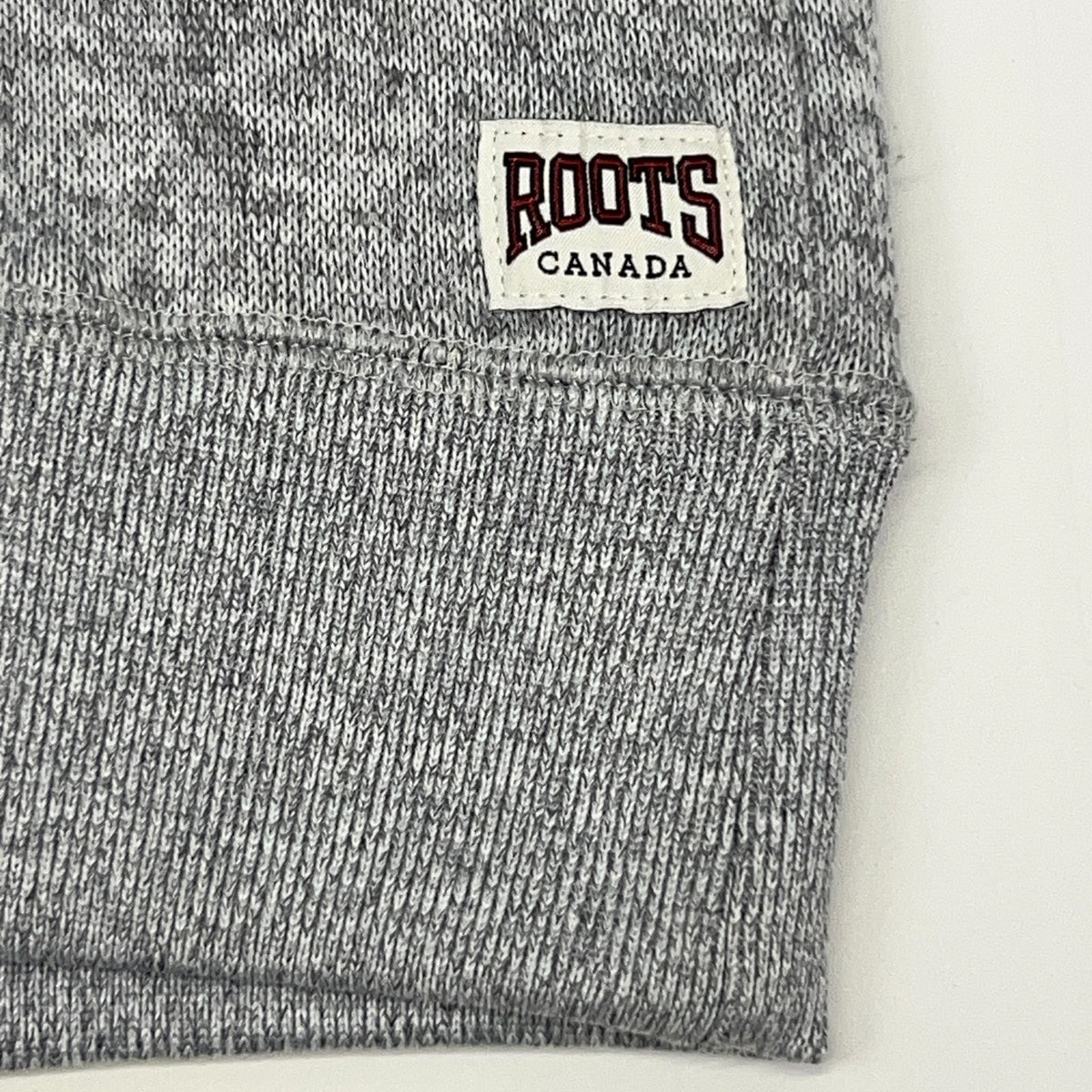 Roots Athletic Goods Canada Beaver Hoodie M Medium Gray Hooded Sweatshirt Pocket