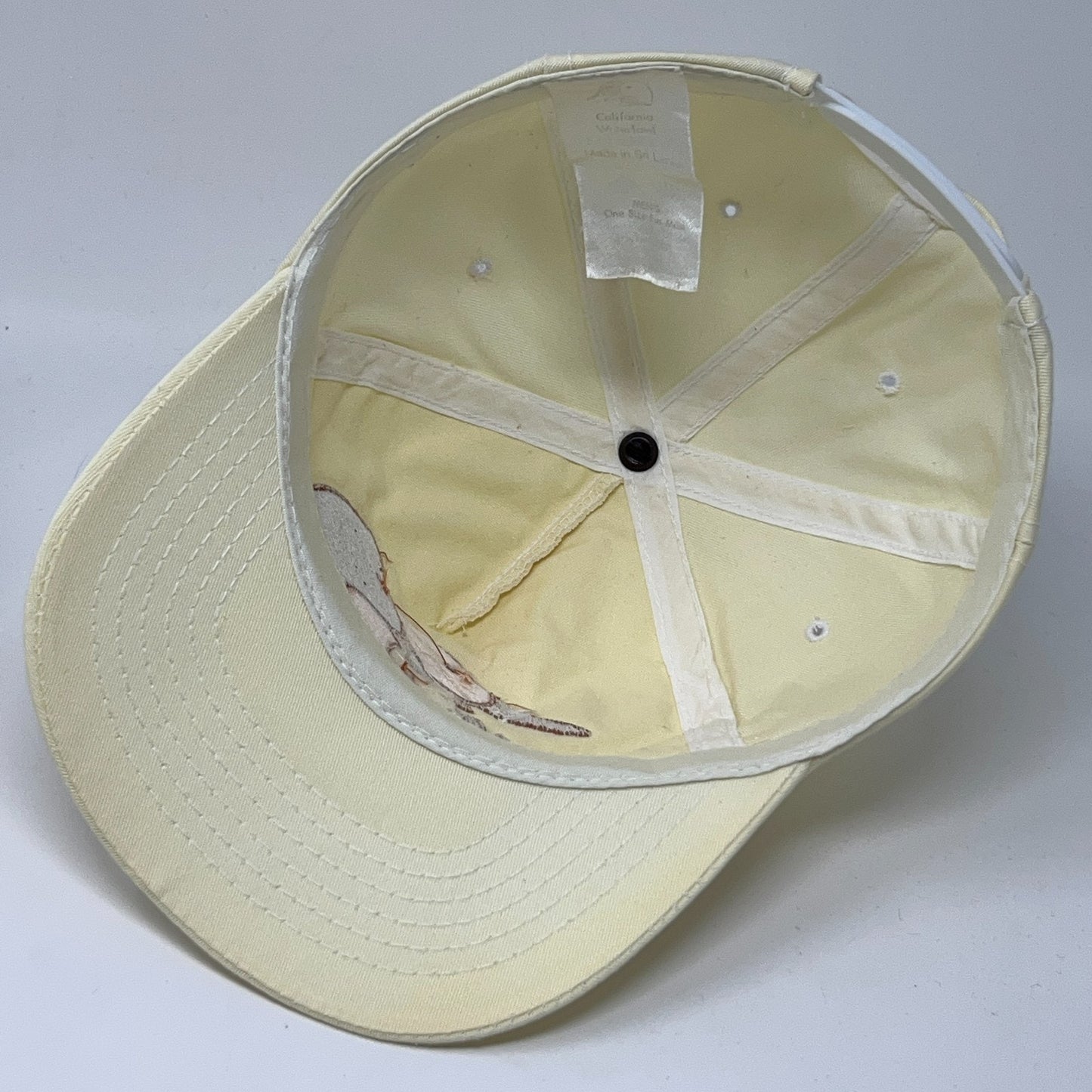 Vintage 90s  Hat Baseball Cap Duck Hunting Petaluma Yellow