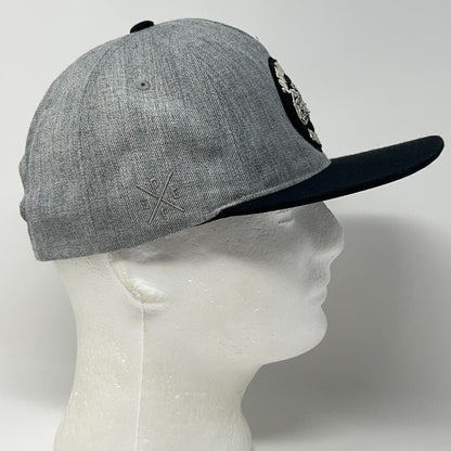 10.Deep 10th Division XXX Inc No Love Hat Baseball Cap Wool Blend Snapback Grey