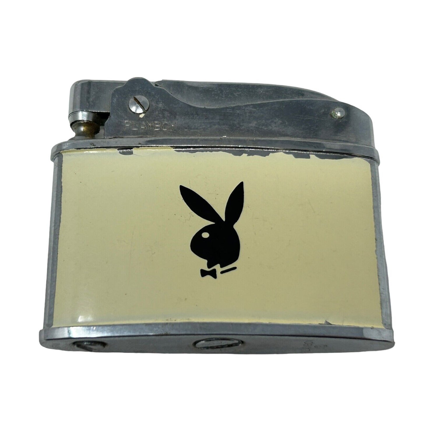 Playboy Magazine Vintage 60s Pocket Lighter Automatic Bunny Advertising Japan