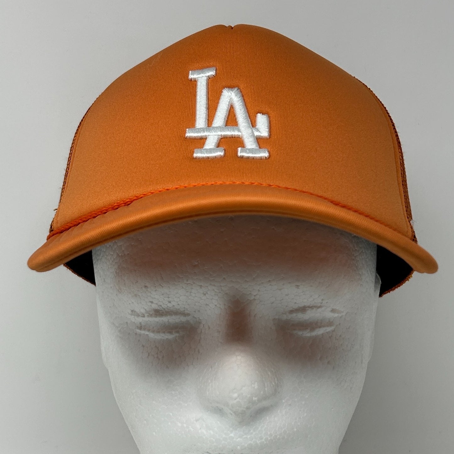 Los Angeles LA Dodgers Trucker Hat Baseball Cap 47 Brand Mesh Snapback Orange