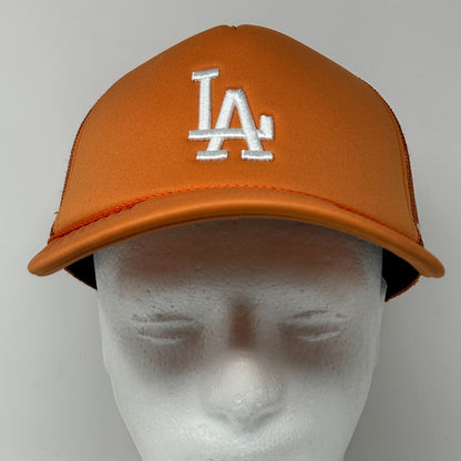 Los Angeles LA Dodgers Trucker Hat Baseball Cap 47 Brand Mesh Snapback Orange
