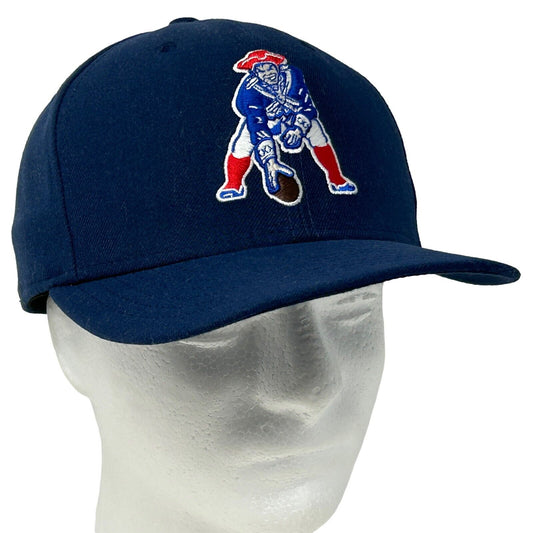 New England Patriots Hat Blue New Era NFL Pat Patriot Baseball Cap Fitted 7 1/4