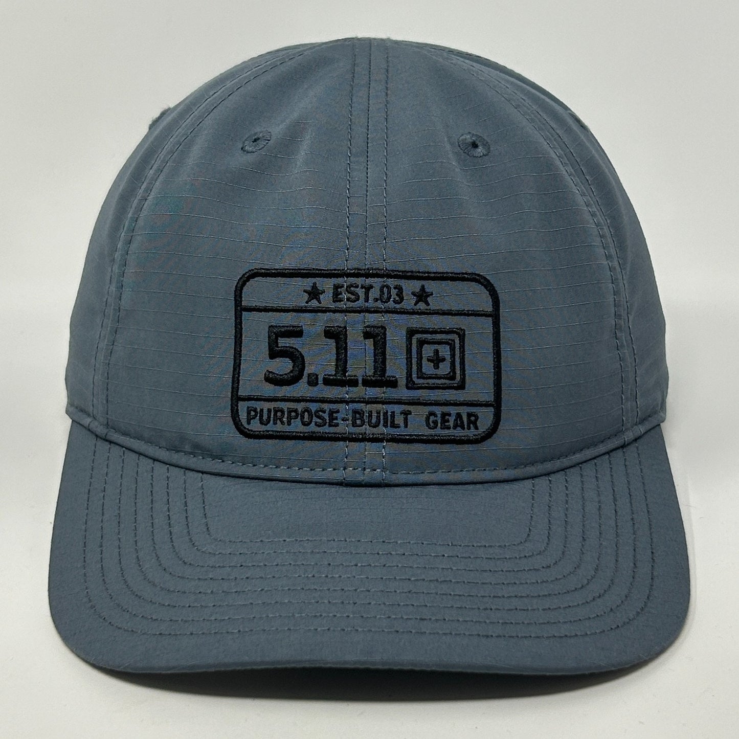 Gray 511 Hat with embroidered logo and 'Purpose-Built Gear' detail on the front view