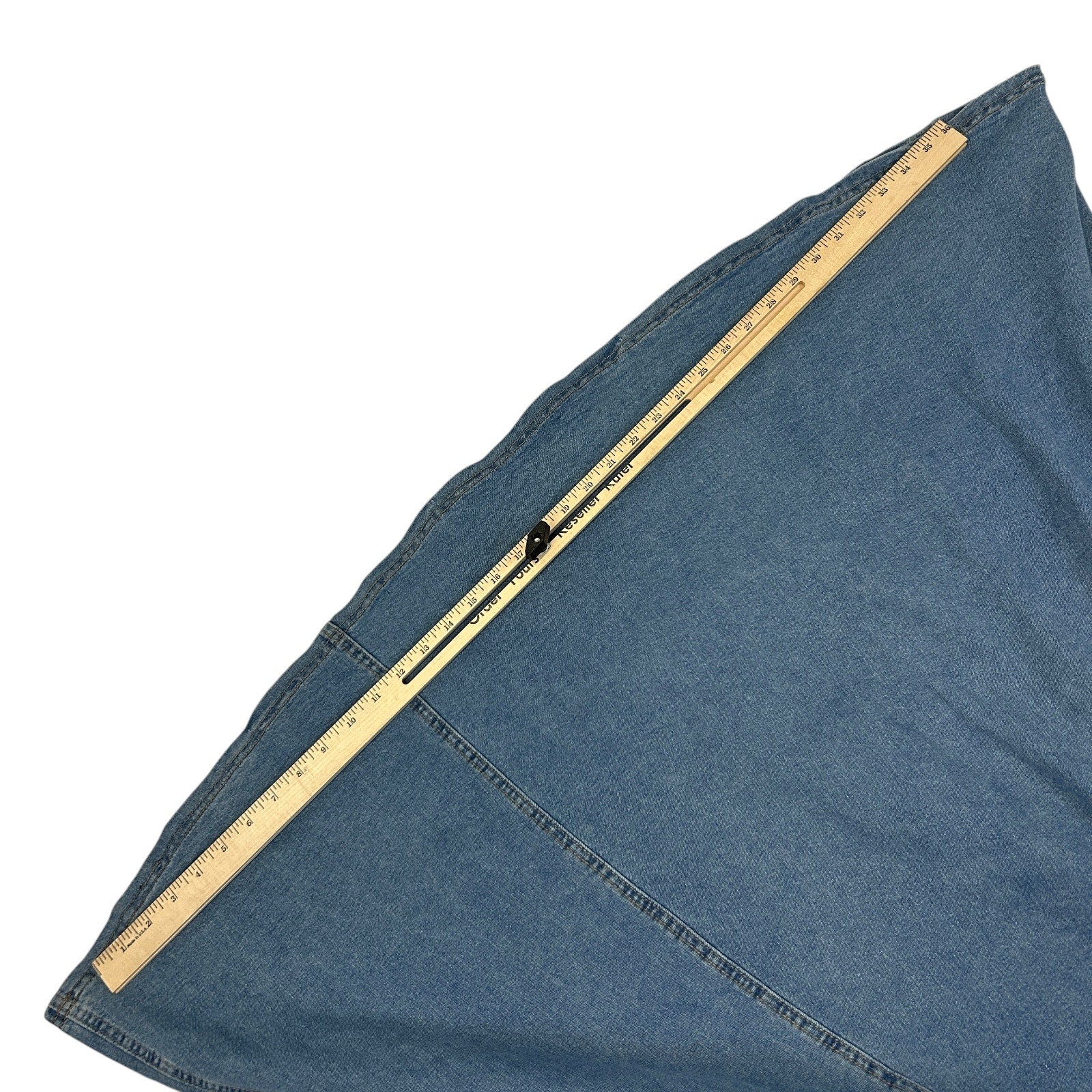 Fashion Nova Kalinda Extreme Wide Leg Jeans Stretch Denim Blue Womens 16 Plus - Neon Vintage