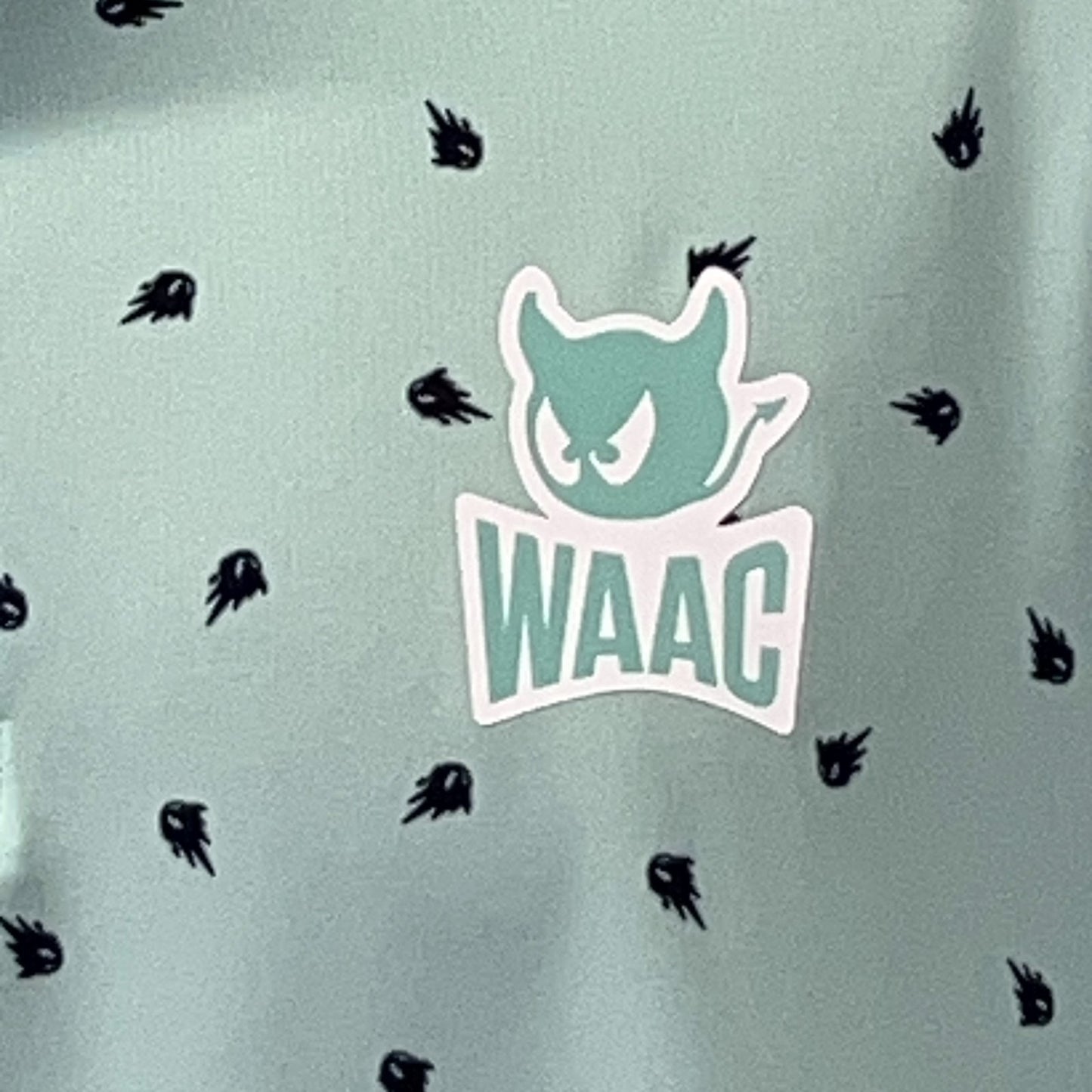 WAAC Win At All Costs Golf Polo Shirt Logo Golfing Golfer Green Mens XL X-Large
