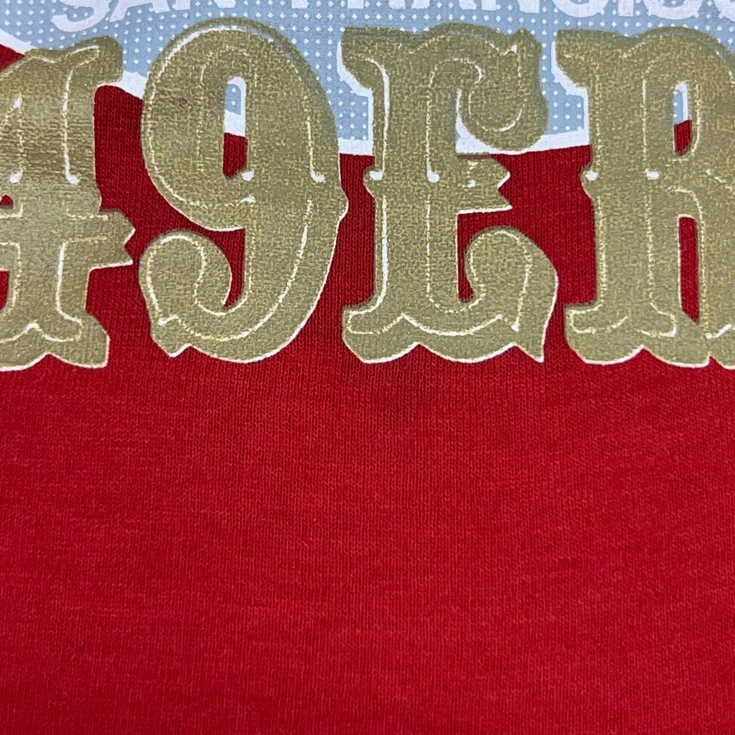 Vintage 80s San Francisco 49ers 1988 Super Bowl Champions T Shirt M Medium Red