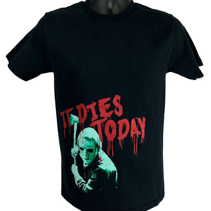 It Dies Today Vintage Y2Ks T Shirt Horror Gore Metalcore Band Made In USA Small